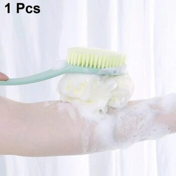 Bath Brush - Soft Double-Sided Long Handle Bath Brush