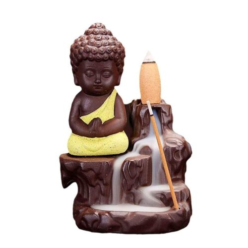 Colorful Baby Monk Smoke Fountain With 5 Smoke Cones
