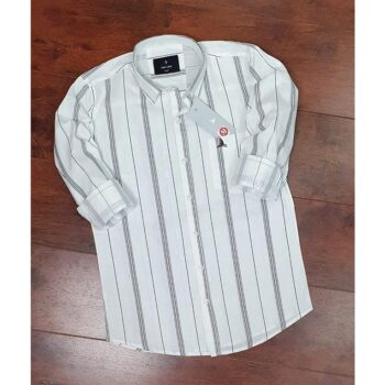 Cotton Stripes Full Sleeves Regular Fit Casual Shirt
