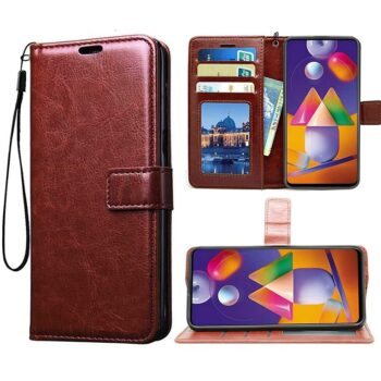 Flip Cover Magnetic Leather Wallet Case