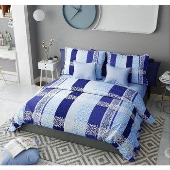 Glace Cotton Printed Double Bedsheet