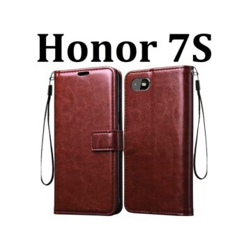 Honor 7S Flip Cover Magnetic Leather Wallet Case