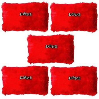 Love Red Stuffed Cushion Pack of 5