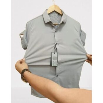 Men's Full Sleeves Casual Cotton Lycra Shirt