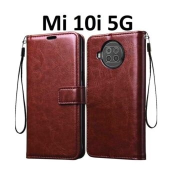 Mi 10i 5G Flip Cover Magnetic Leather Wallet Case