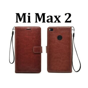 Mi Max 2 Flip Cover Magnetic Leather Wallet Case