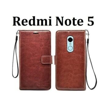 Mi Redmi Note 5 Flip Cover Magnetic Leather Wallet Case