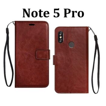 Mi Redmi Note 5 Pro Flip Cover Magnetic Leather Wallet Case