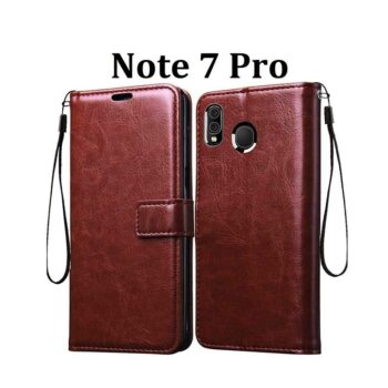 Mi Redmi Note 7 Pro Flip Cover Magnetic Leather Wallet Case