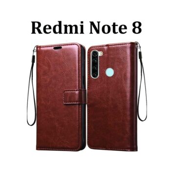 Mi Redmi Note 8 Flip Cover Magnetic Leather Wallet Case