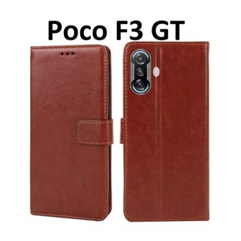 Poco F3 GT Flip Cover Magnetic Leather Wallet Case
