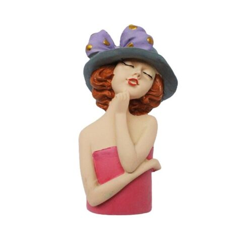Precious and Special Hat Girl Showpiece