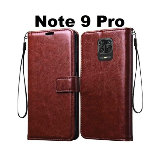 Redmi Note 9 Pro Flip Cover Magnetic Leather Wallet Case