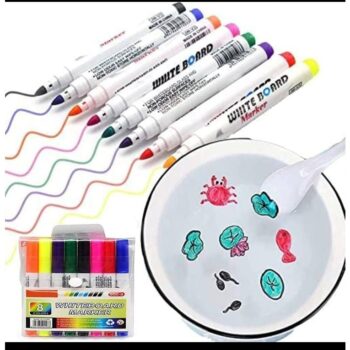 Water Painting Pens - 8 pcs Colorful Magical Water Painting Pen, Painting Floating Marker Pens, The Drawing Kit Set