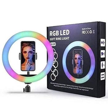 12 Inch RGB (Red, Green, Blue) Ring Light with Various Mode, 12+ Color Mode