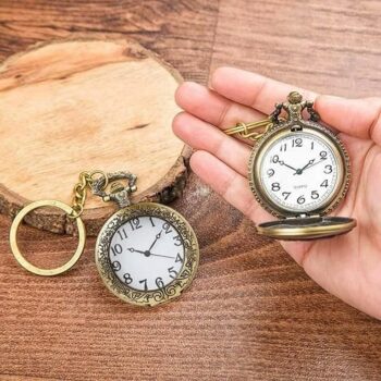 Antique Beautiful Design Pocket Watch with Chain Analog Watches
