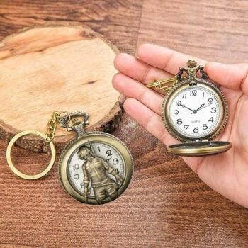 Antique Beautiful Design Pocket Watch with Chain Analog Watches