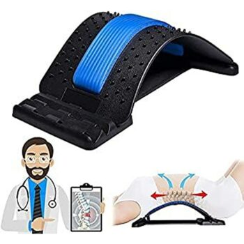 Arc Back Massage Stretcher - Magic Back Stretcher Lumbar Support Device with Multi-Level Adjustment Arch