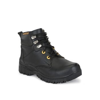 Men's Bucik Lace-Up Boots With Synthetic Leather