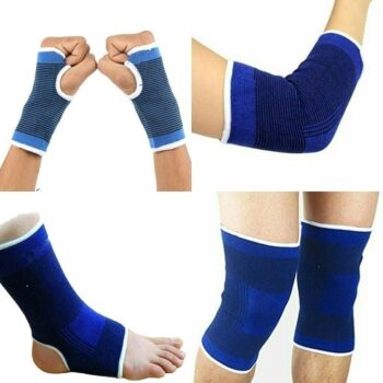 Dealsure Ankle, Elbow, Palm, Knee Support Braces (Ankle Elbow Palm Knee Combo)