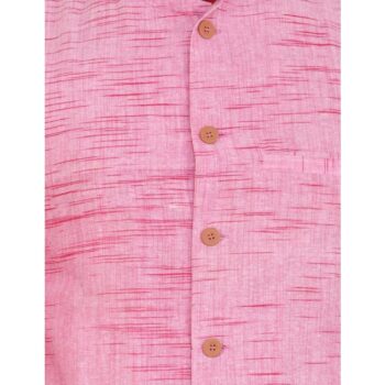 Khadi Cotton Textured Kurta Pajama with Nehru Jacket 5 2