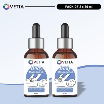 Ovetta Full Body Massage Oil For Relieves Stress Relaxes Body Therapeutic Grade Oil For Men & Women pack of 2