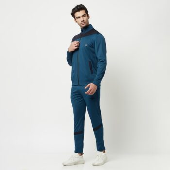 Polyknit Colorblock Full Sleeves Regular Fit Mens Track Suit 1 1