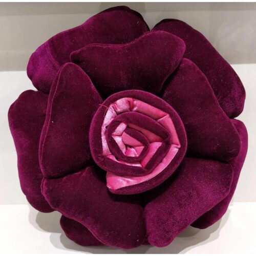 Rose Shape Velvet Cushions