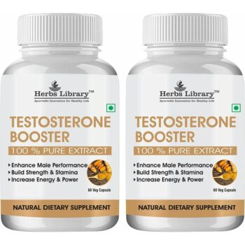 Testosterone Booster for Men Strength Stamina Power (Pack of 2)