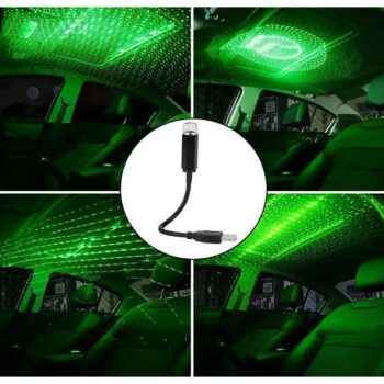 USB Star Light - Auto Roof Star Projector Lights, USB Portable Adjustable Flexible Interior Night Lamp