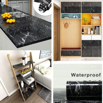 Waterproof Kitchen Self Adhesive Foil For Countertop (Size 45cm x 5 M)