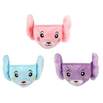 Winter Face Mask Plush Ear Muffs Covers (Pack of 3)