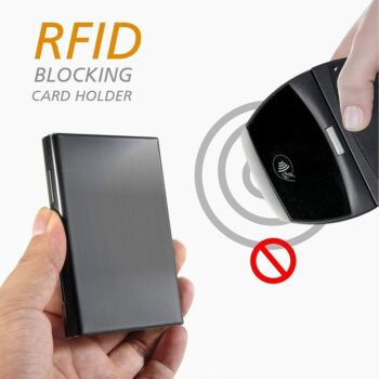 Card Holder for Men With RFID Protection, Credit Card, Atm Card, Steel Wallet Card Holder