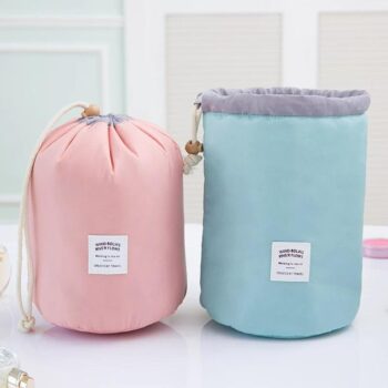 Fashionable Nylon Barrel Shaped Travel Bag
