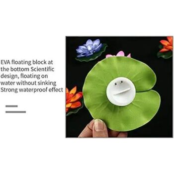 Flameless Lotus Flower Water Sensor LED Diyas (Pack of 6)