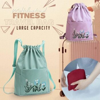 Large Capacity Folding Travel Bag Multifunctional Fitness Bag, Foldable Duffel Bag