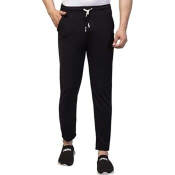 Men's Stylish Regular Fit Solid Track Pant