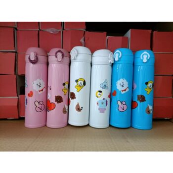Stainless Steel Cute Cartoon Character Water Flask Bottle for Kids Best Gift for Kids 500ml