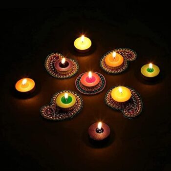TEA LIGHT Candle (Multicolor, Pack of 100)
