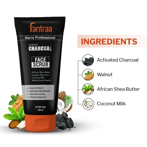 Activated Charcoal Face Scrub 100ml