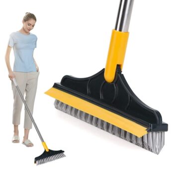 Bathroom Tiles Cleaner Brush with Long Handle 120°