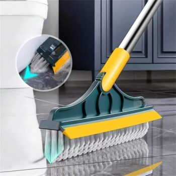 Bathroom Tiles Cleaner Brush with Long Handle 120°