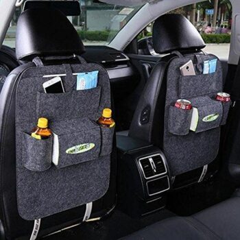 Car Back Seat Storage Organizer Trash Net Holder Multi-Pocket Travel Storage Hanger for Capacity Storage Pouch 1PC