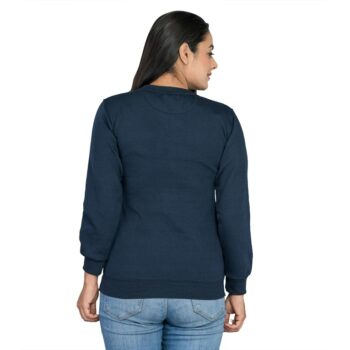 Cotton Blend Printed Women Sweatshirt