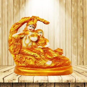 Lord Radha Krishna Idol Showpiece, Showpiece for Pooja, Worship & Home Décor - 18 cm