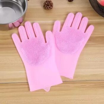 Manogyam Wet and Dry Silicone Glove (Free Size)