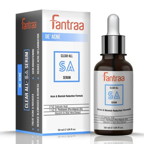 Salicylic Acid Pro-Vitamin B5 Face Serum For Acne & Blemish Reduction, 30ml