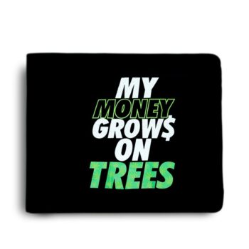 ShopMantra Money Grows on Like Trees Printed Pu Leather Wallet