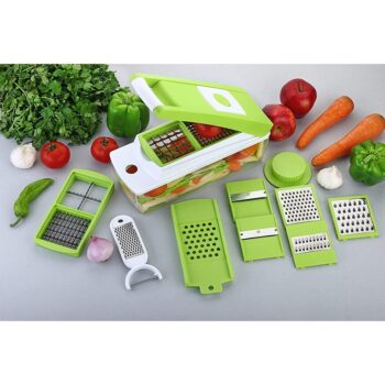 PREMIUM NICER DICER PLUS VEGETABLE Vegetable & Fruit Grater & Slicer and  chipser 12 in 1