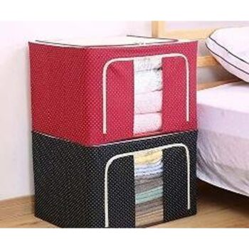 Large Capacity Clothes Storage Bag Organizer (Pack of 2)